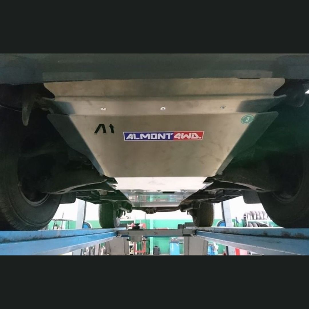 Piastra paramotore anteriore in alluminio 8 mm per Toyota Land Cruiser J10 / LC500 serie 1998-2007 HDJ-100, paraurti ARB