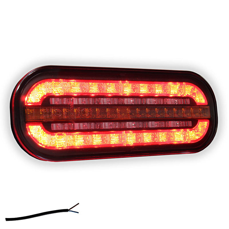 Tralert  Fristom - fanale posteriore compatta a LED con lampeggiante dinamico per rimorchio | 12-24v