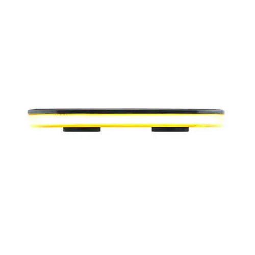 Barra lampeggiante LED ambra R65, 417 mm, base magnetica – ElectraQuip