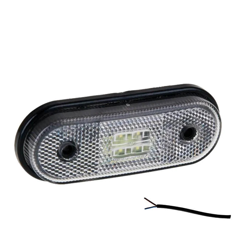 Tralert Fristom - Fanale di segnalazione a LED bianca | 12-24v | 50 cm. di cavo