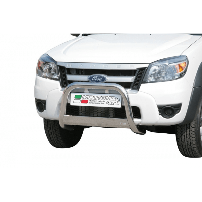 Bull bar Ford Ranger Double Cab 2009–2011 EC/MED/250/IX inox lucido