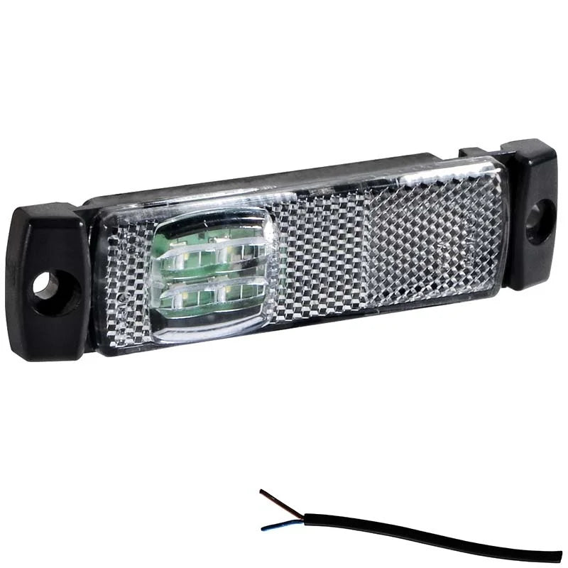 Tralert Fristom -  Fanale di segnalazione a LED bianca | 12-24v | 50 cm di cavo