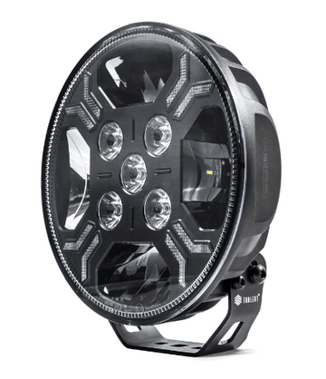 Faro di profondità LED Tralert Ypsilon 9 LED con luce di posizione e flash, 7.800 lumen