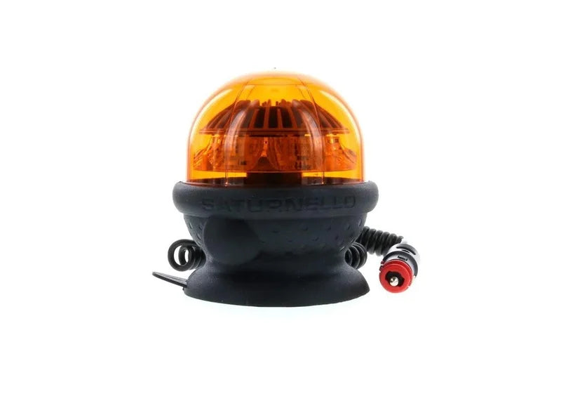 Vignal Group-Faro LED R65 ambra 12/24v montaggio magnetico, rotante