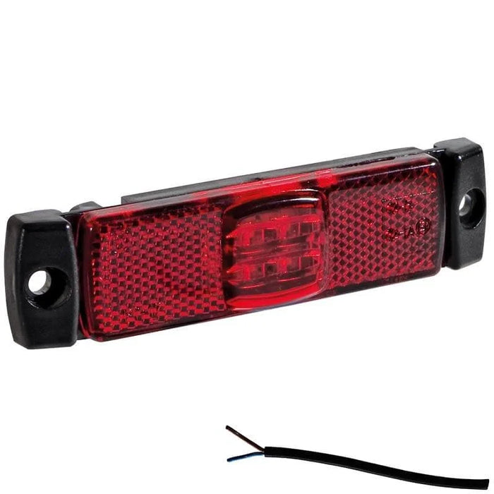 Fristom - Fanale di segnalazione a LED rossa | 12-24v | Cavo da 50 cm