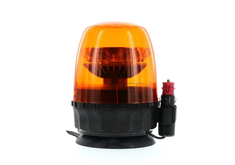 Vignal Group-Faro LED R65 ambra 12/24v base magnetica+ ventosa, rotante