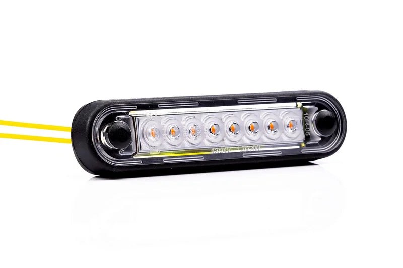 Tralert Fristom- fanale di segnalazione a LED / ambra lunga | 12-24v | 0,15 m. di cavo