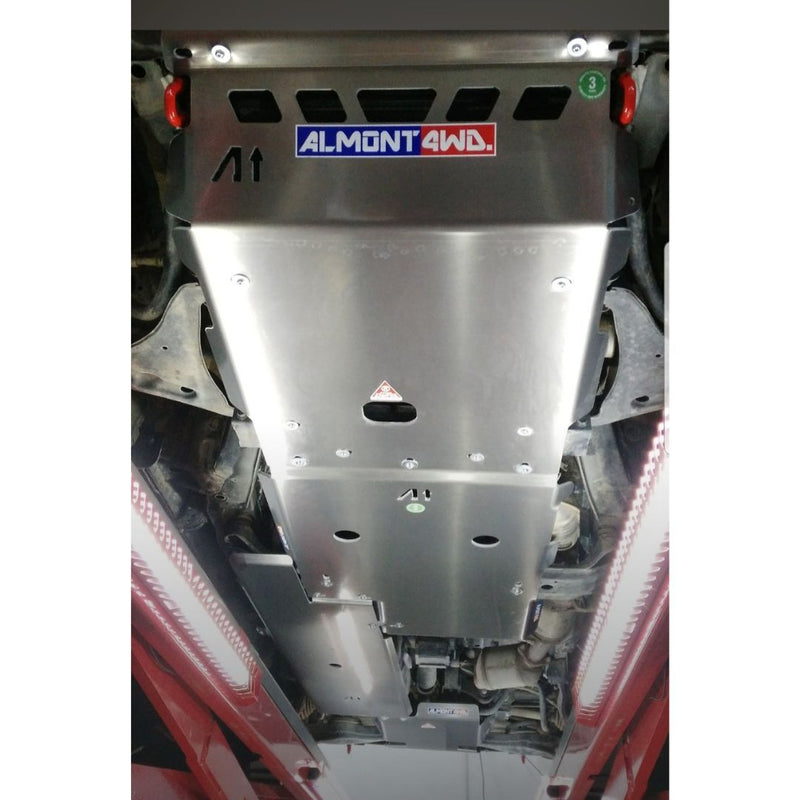 MITSUBISHI PAJERO V60-V70   1999-07 207-Piastra paramotore anteriore per paraurti originale