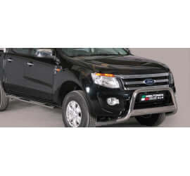 Bull Bar Ford Ranger Double Cab 2012–2015 Inox lucido Ø63 mm | EC/MED/295/IX – immagine 2
