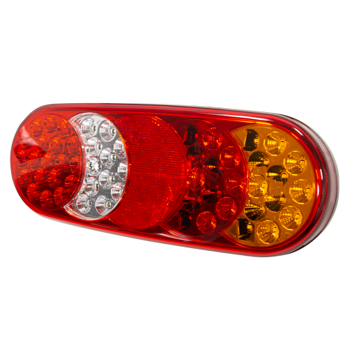 Tralert  ECCO ESG-fanale posteriore a LED con fanale di ingombro | 12-24v | 50 cm. di cavo