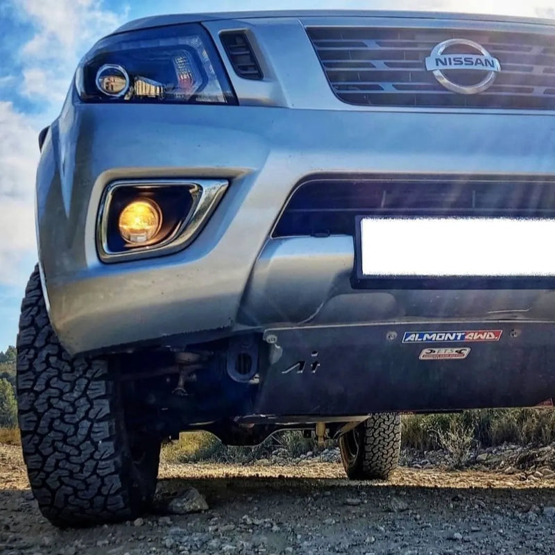 NISSAN NAVARA D23 SERIES 2016> 181-NAVARA D23 Piastra paramotore anteriore per paraurti RIVAL