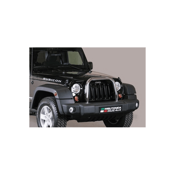 Bull Bar Medium Jeep Wrangler 5 porte dal 2011 Inox lucido Ø63 mm