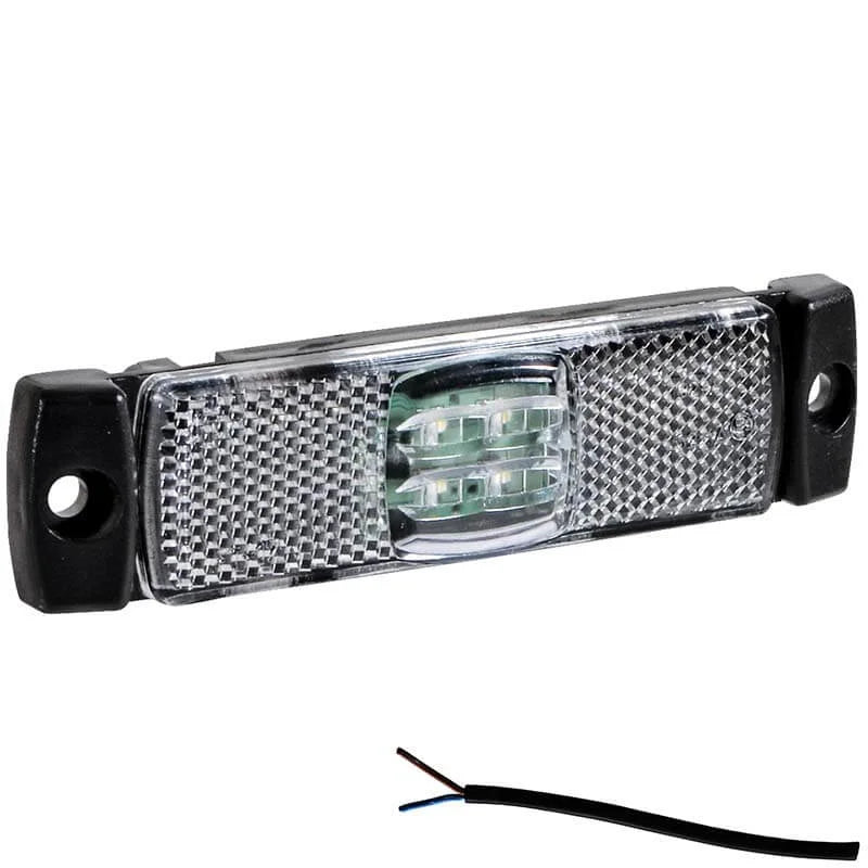 Tralert Fristom -  Fanale di segnalazione a LED bianca | 12-24v | 50 cm di cavo
