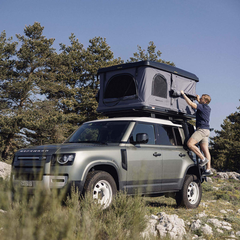 Tenda da tetto Themis aperta sul veicolo | Horntools
