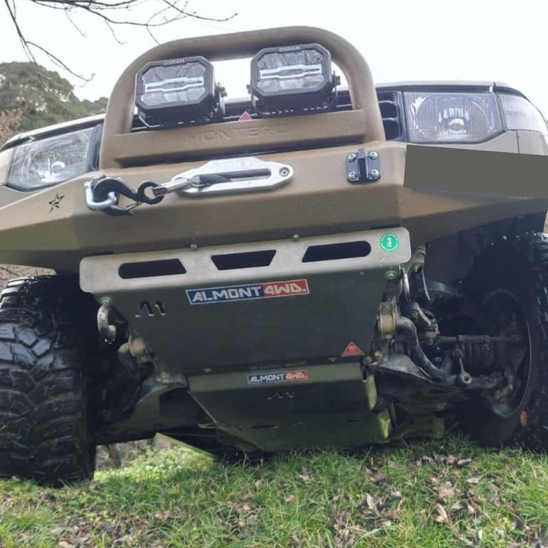 MITSUBISHI PAJERO V20-50 1992-98 203 Montero/Pajero II V20 Front Skid Plate for WINCH Bumper