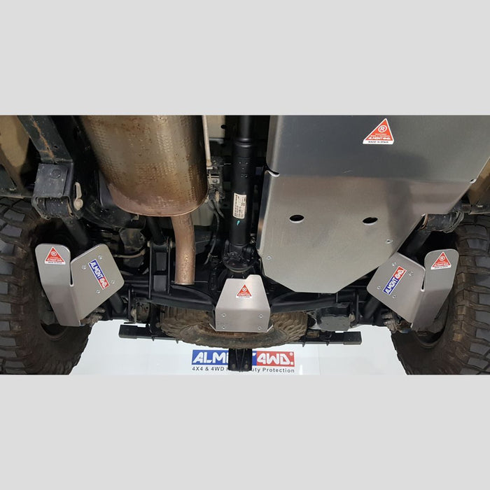 FORD RANGER RAPTOR 2019-2022 2.0Bi-Turbo 445-Amortiguadores traseros con placa protectora doble