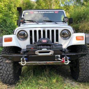 JEEP WRANGLER TJ 1997-2006 (all engines) 317-Piastra paramotore anteriore (tutti i paraurti)