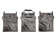 Wild Land  Borsa per scarpe in tessuto nero con tasca extra