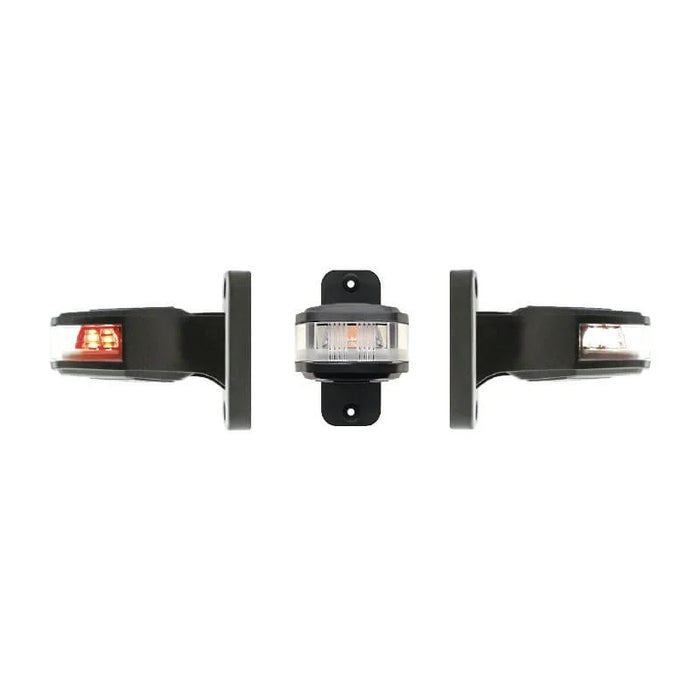 LED Autolamps - Sinistra | fanale frontale a LED | 12-24v | 30 cm. di cavo | rosso/bianco