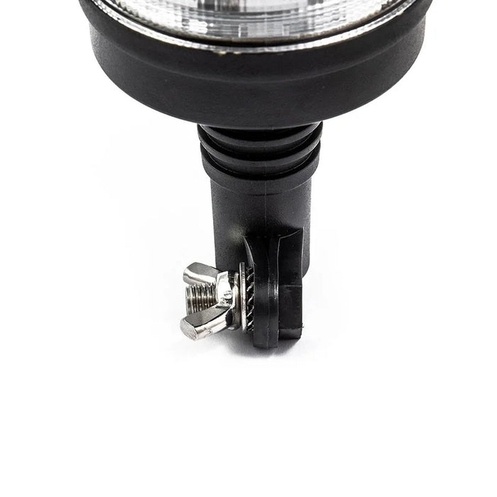 R65 -TRALERT - Torcia LED R65 ambra con lente trasparente | 12-24v | base DIN