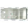 TOYOTA J10 / LC500  SERIES 1998-2007 4-HDJ-100 Cambio automatico - piastra paramotore di trasferimento