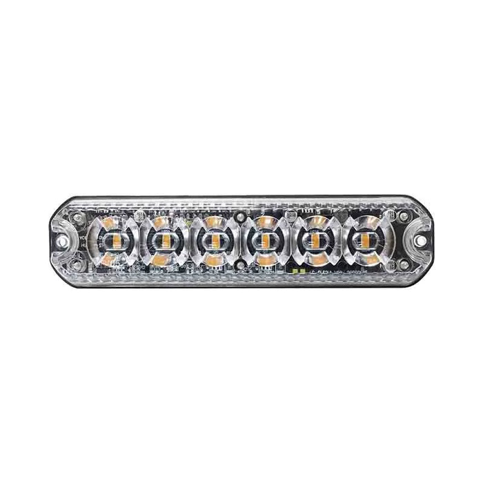 ElectraQuip - LED R65 strobo per impieghi gravosi a 6 LED ambra | 12-24v