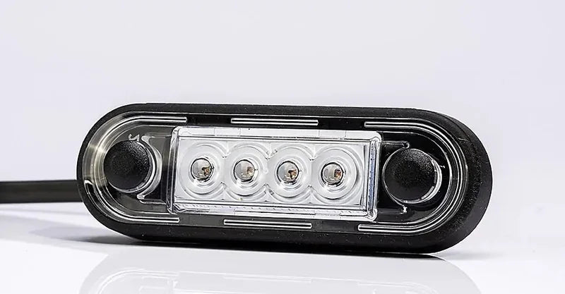Tralert Fristom - fanale di segnalazione a LED Ambra | 12-24v | 50 cm. di cavo