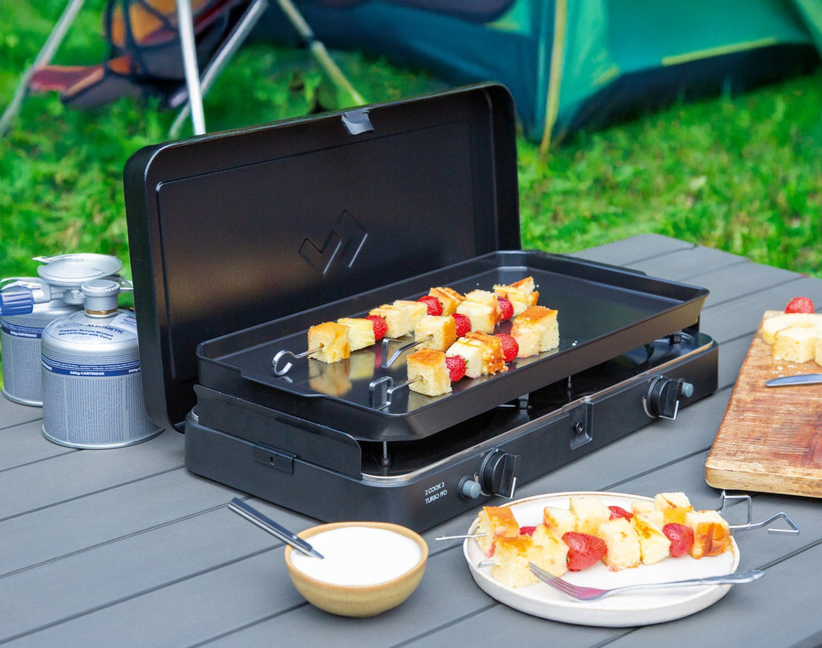 Cadac 2 Cook Turbo FFD Plancha, fornello da campeggio a due fuochi