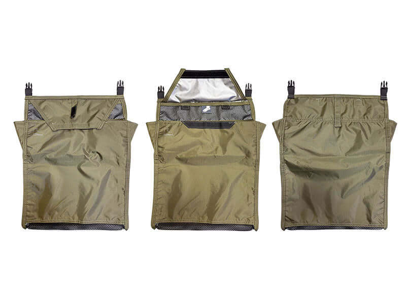   Wild Land - Borsa per scarpe in tessuto verde kaki