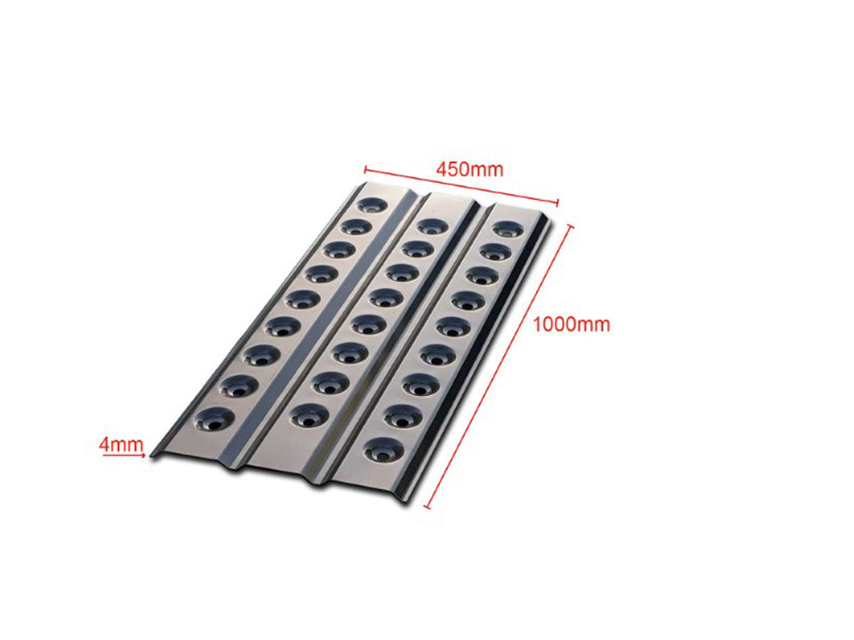 Piastre da sabbia in alluminio T-MAX V1 1000 × 450 mm (coppia) – immagine 4