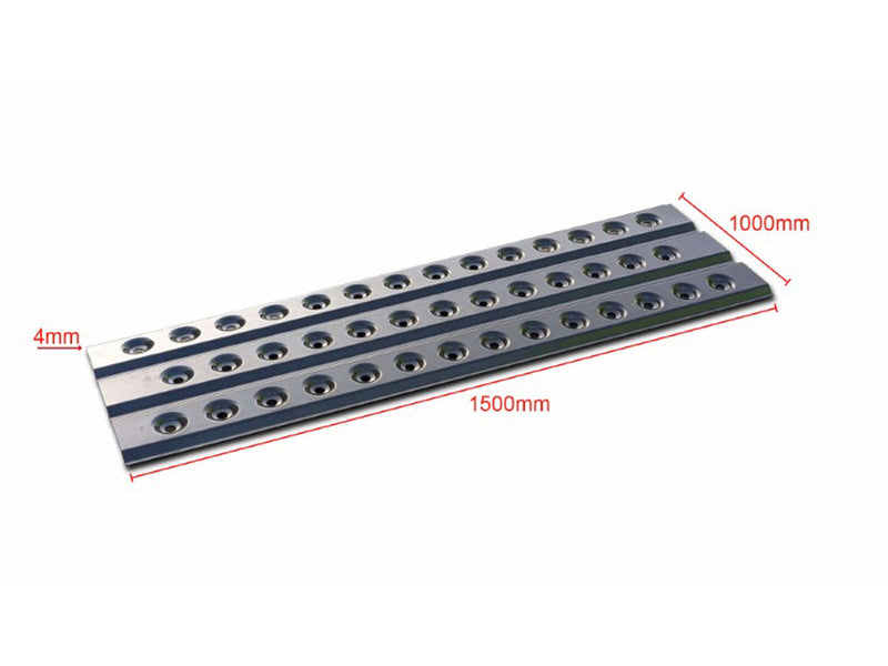 Piastre da sabbia in alluminio T-MAX V1 1500 × 450 mm (coppia)