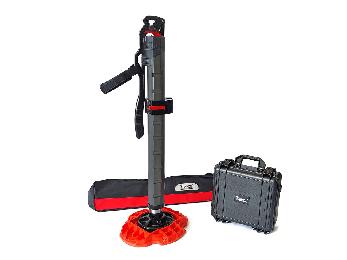 Martinetto idraulico T-MAX 2.000 kg con kit accessori e base