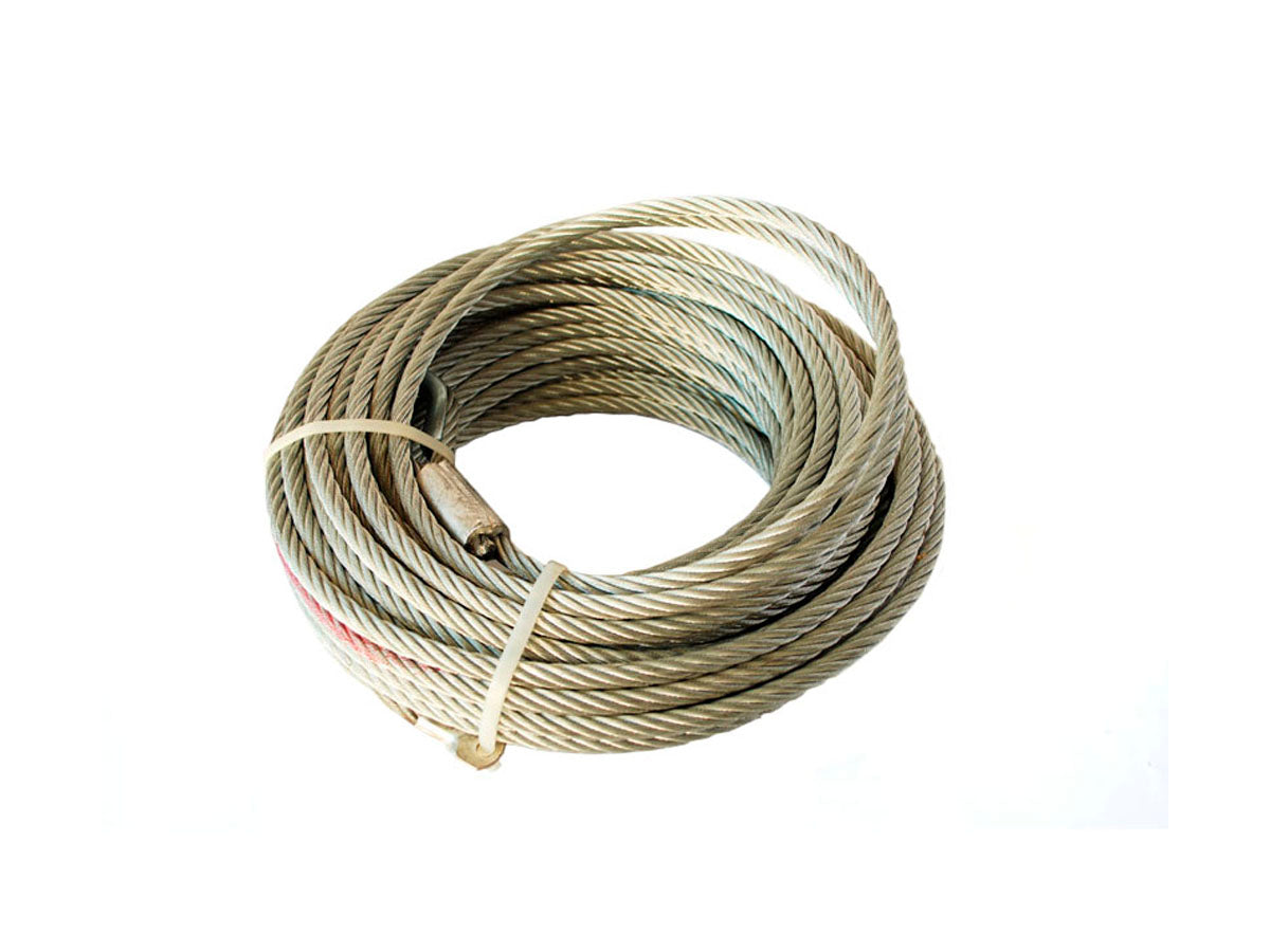 Cavo in acciaio per verricello T-MAX ø9,5 mm × 28,5 m