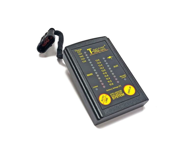 Sistema doppia batteria T-MAX DBS02 con display digitale