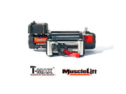 Verricello elettrico T-MAX Muscle-Lift MW-12500 24V 5.665 kg con cavo acciaio