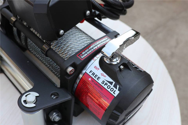 Verricello elettrico T-MAX Muscle-Lift MW-12500 24V 5.665 kg con cavo acciaio