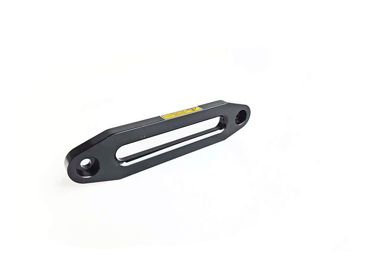 Passacavo universale in alluminio nero 10" centrato per fune sintetica 8.000-20.000 lb