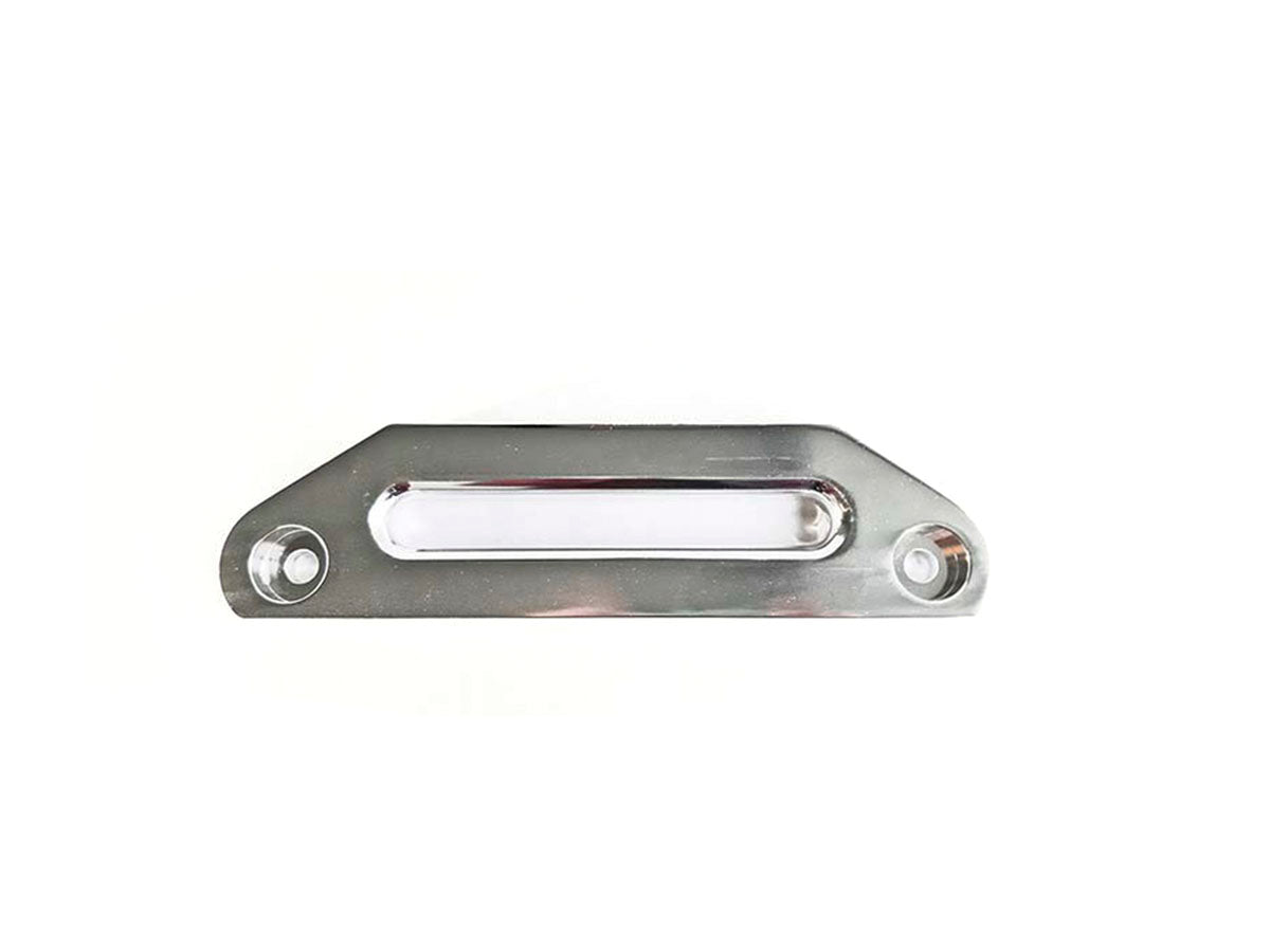 Passacavo universale in alluminio 10" ribassato (offset) per fune sintetica 8.000-20.000 lb