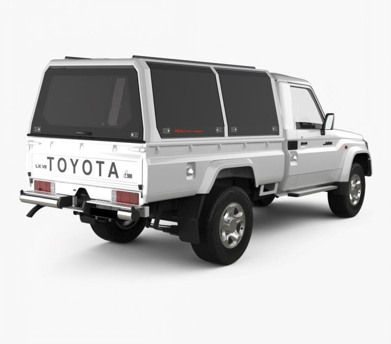 Hard Top RHINOMAN in Alluminio Monoblocco "XPEDITION" per Toyota Land Cruiser S/C Cabina Singola  2007-2023