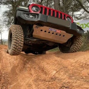 JEEP WRANGLER JL  2018> (all engines) 304-Piastra paramotore anteriore per paraurti originale  PROTEZIONE ANTERIORE PER JEEP WRANGLER JL 2018