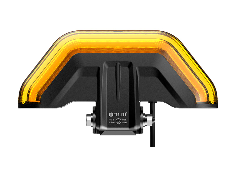 R65 -TRALERT - Torcia angolare LED R65 ambra 12/24v 2m di cavo