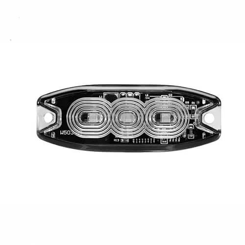 TRALERT - Torcia LED 3 LED | R65 | slimline | ambra | 10-30v