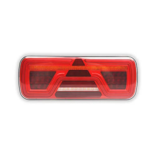 Tralert  - Sinistra | fanale posteriore al neon a LED | Lampeggiante dinamica | 12-24v | Cavo da 200 cm
