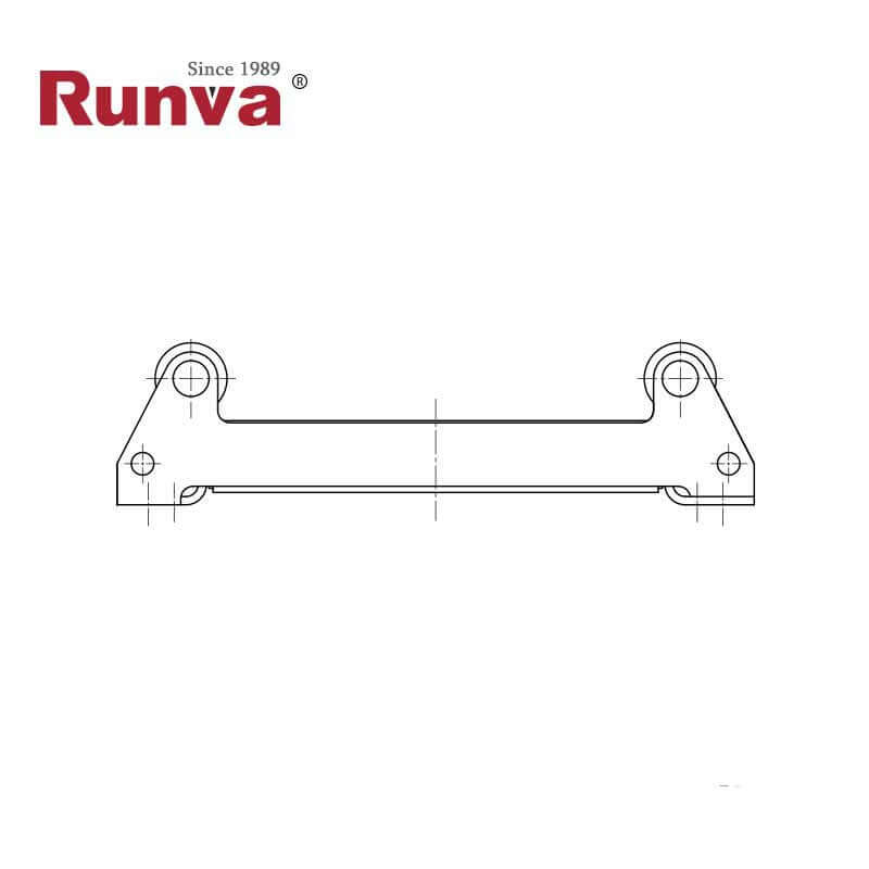 Guida a rulli in acciaio inossidabile Runva per verricelli da 8000 a 12000 lbs – immagine 3