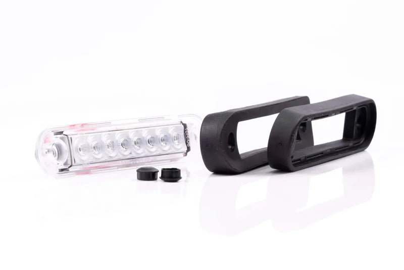 Tralert Fristom - fanale di segnalazione a LED / bianco lungo | 12-24v | 0,15 m. di cavo