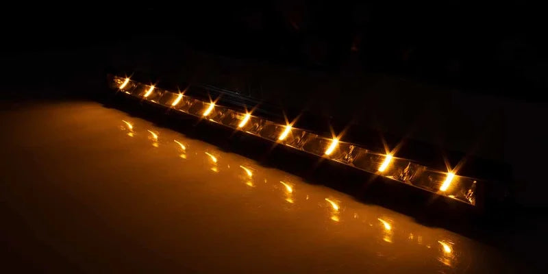TRALERT - Barra luminosa a LED Spartan con luci diurne ambra o bianche 14.400 lumen