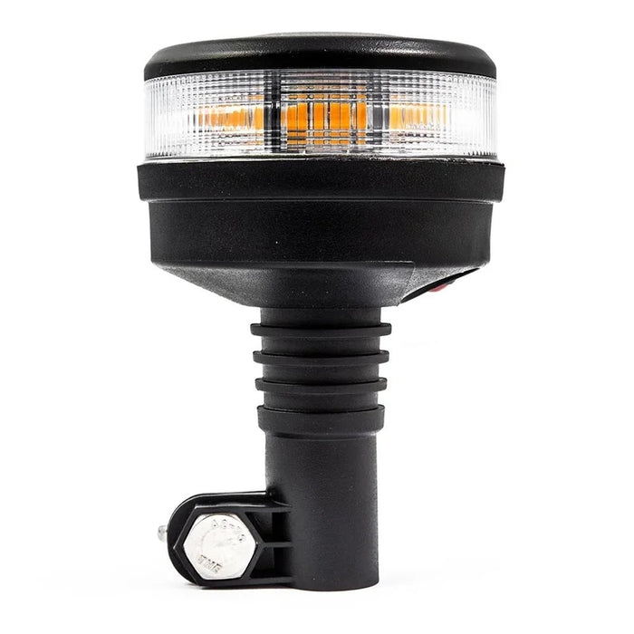 R65 -TRALERT - Torcia LED R65 ambra con lente trasparente | 12-24v | base DIN