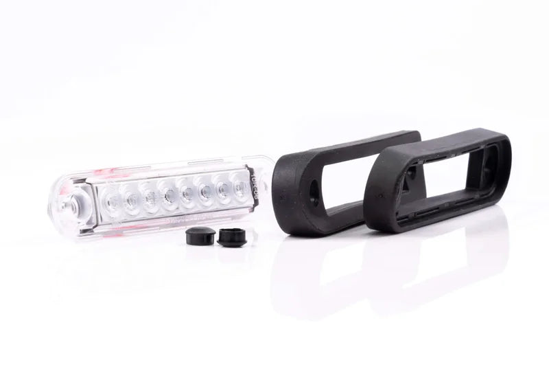 Tralert Fristom -  Fanale di segnalazione a LED rossa lunga | 12-24v | 0,15 m. di cavo