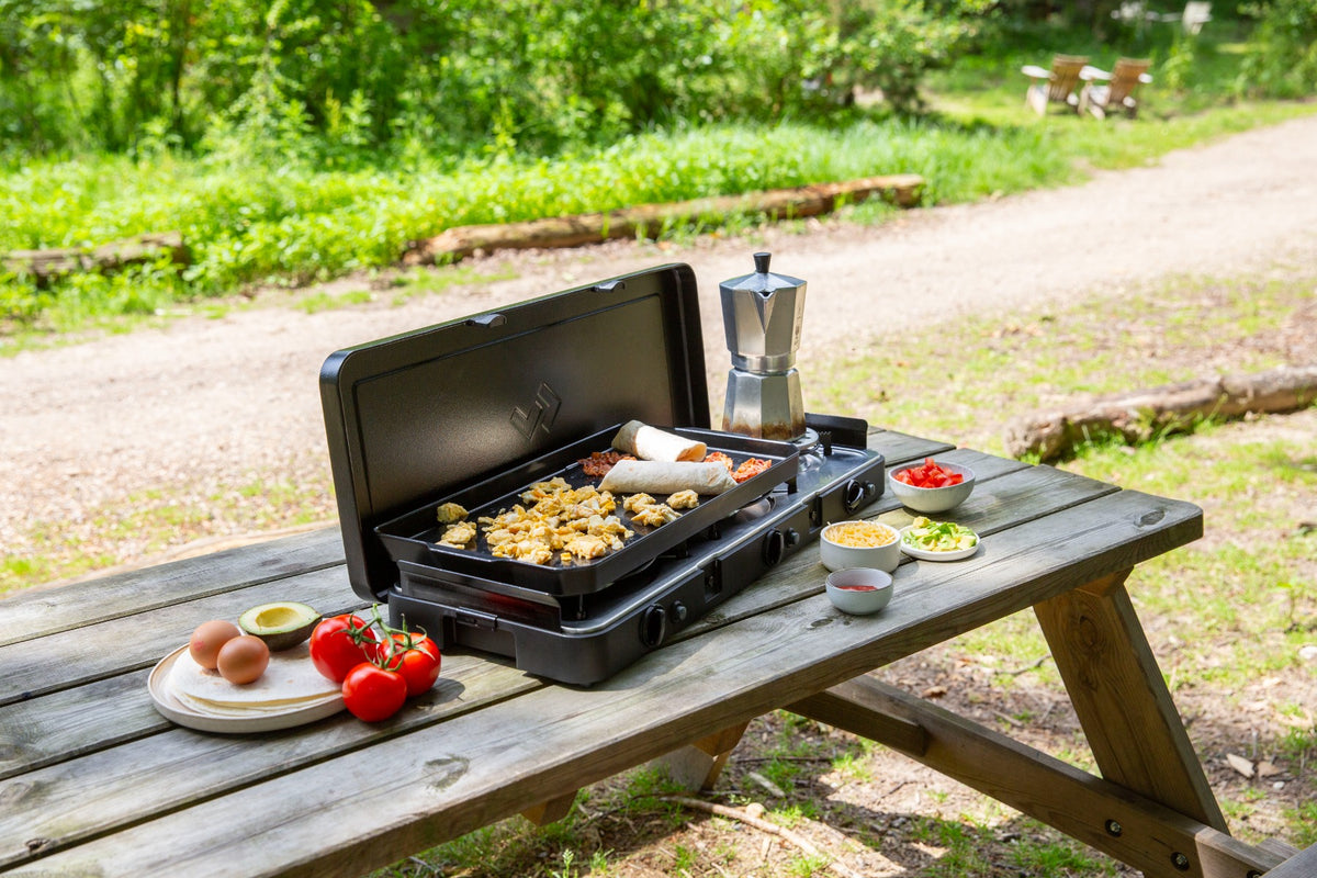Cadac 3 Cook Turbo FFD Deluxe, fornello da campeggio a tre fuochi