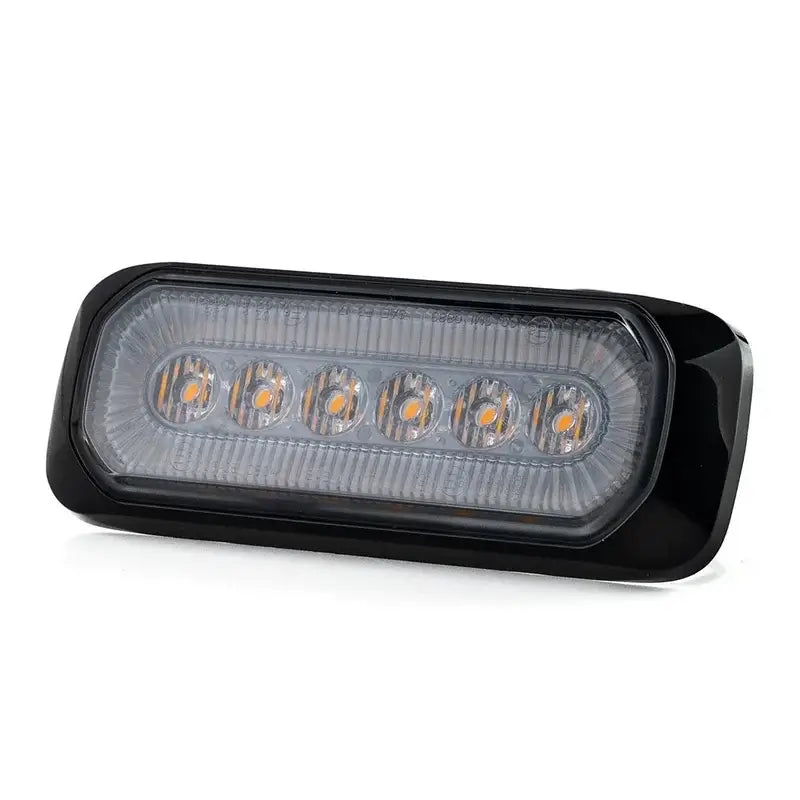 Lampeggiante LED R65 con anello luminoso Halo, ambra/rosso, 12-24 V – Tralert – immagine 4